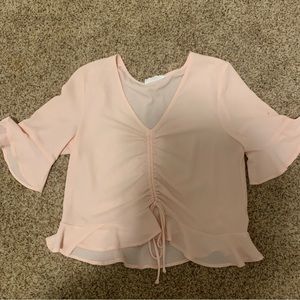 Cropped dressy top